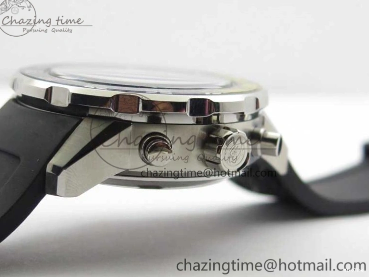 MIROTIME 0305 Aquatimer Chrono IW376702 SS BLS 1:1 Best Edition Black Dial on Black Rubber Strap A WellDesigned 7105